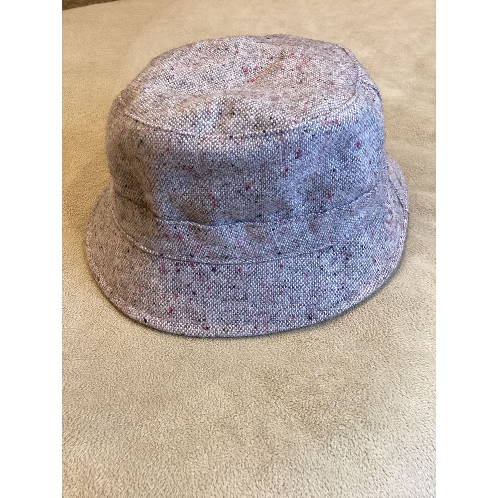 Unbranded Wool Blend Bucket Hat, Beige Marled, 30% Wool, Size Large